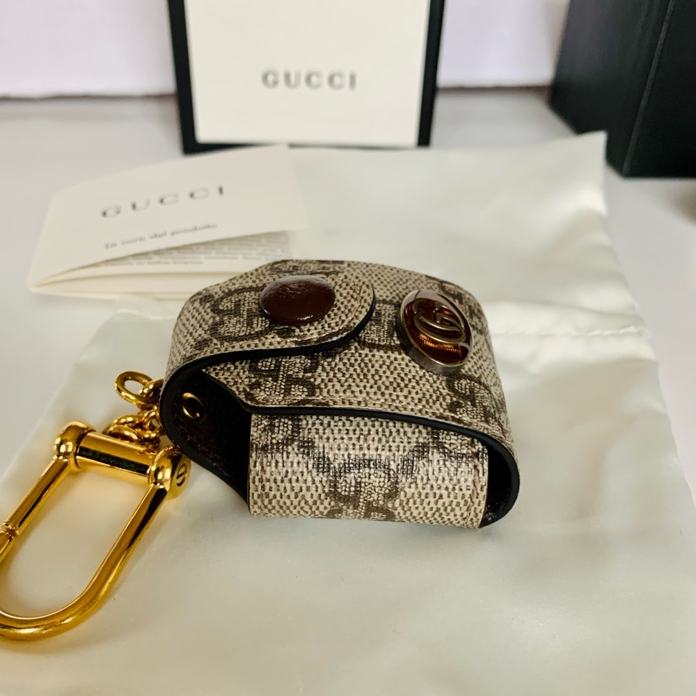 Gucci AirPod Case Cover Gen 1 & 2 Original Box, Dust Bag, and Booklet Like New - Picture 3 of 13